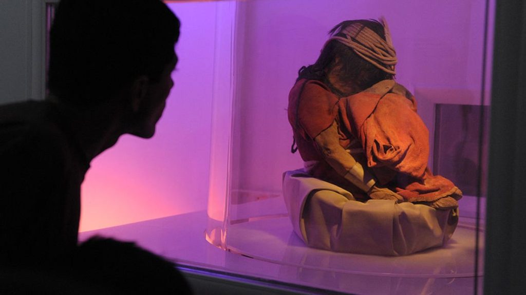 0 ARGENTINA ARCHAEOLOGY MUMMY FEATURE