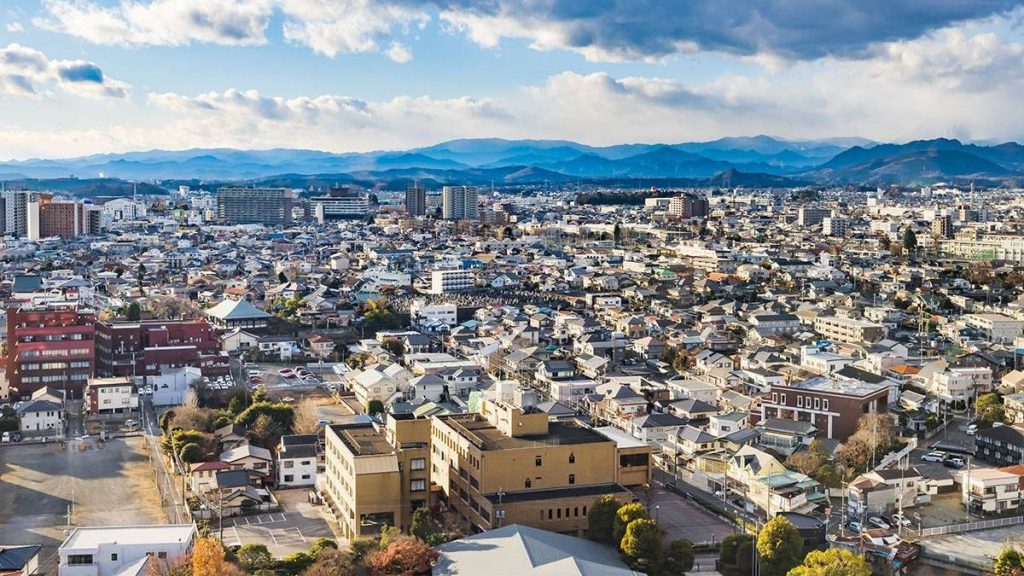 Utsunomiya bear hunt: all 94 schools in city shut after beast spotted for first time 9 0 Aerial view of Utsunomiya
