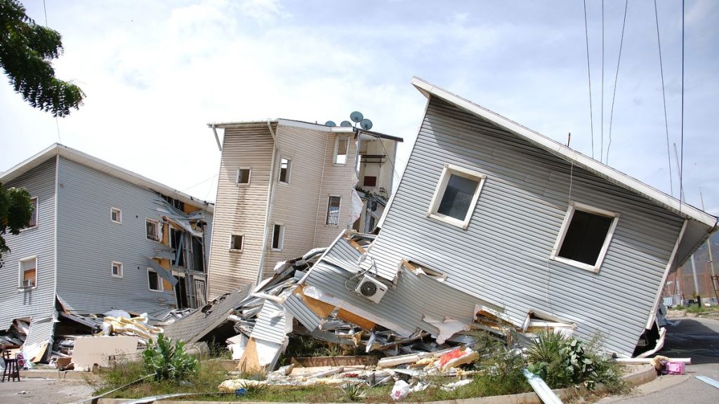 0 Aftermath of an earthquake in Caracas