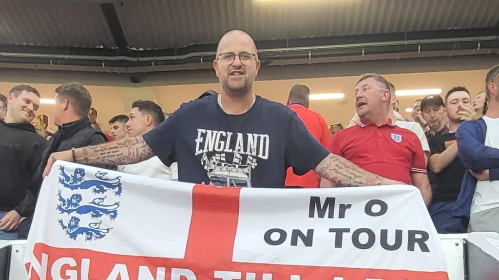 0 England fan has 40 passport stamp tattoos from cheering Three Lions abroad