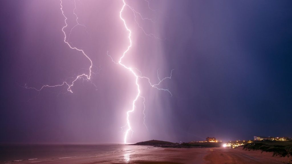 0 Lightning at Fistral Beach