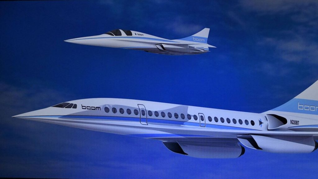 0 The XB 1 Supersonic Demonstrator Jet at Boom Technology in Centennial Colorado
