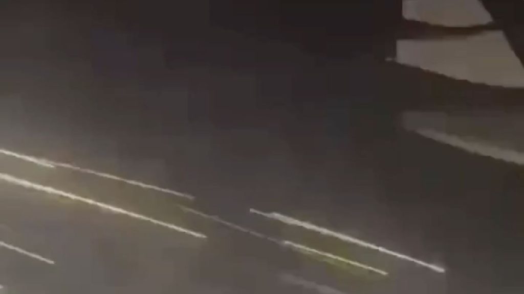 1 VIDEO Lightning strike rips part of engine from passenger jet as flight forced to turn back