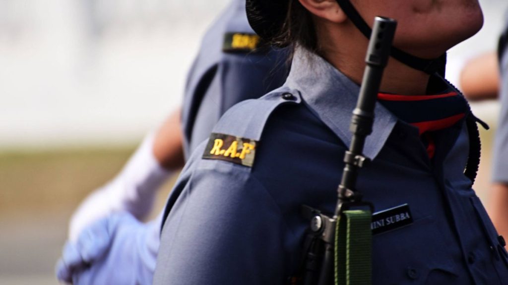 0 Kolkata police lady RAF unit