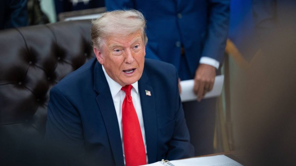 0 President Trump Announces Dulles Airport Redesign and Overhaul Washington District of Columbia US