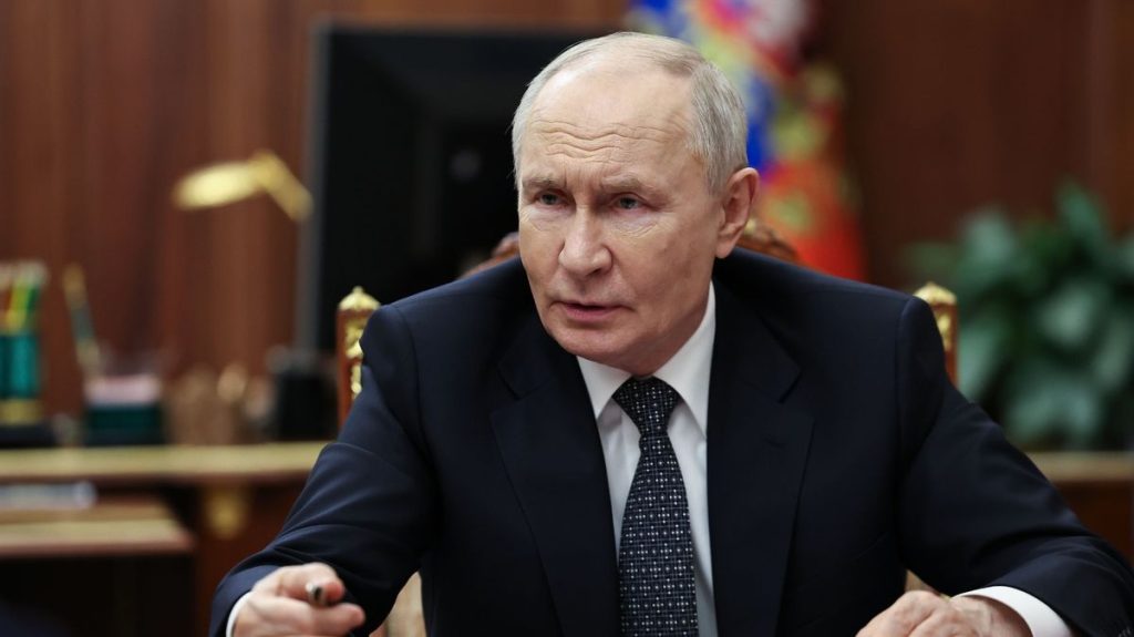 0 Russian President Putin holds meeting with Zaporozhye Region Governor Balitsky Moscow Russian Fede
