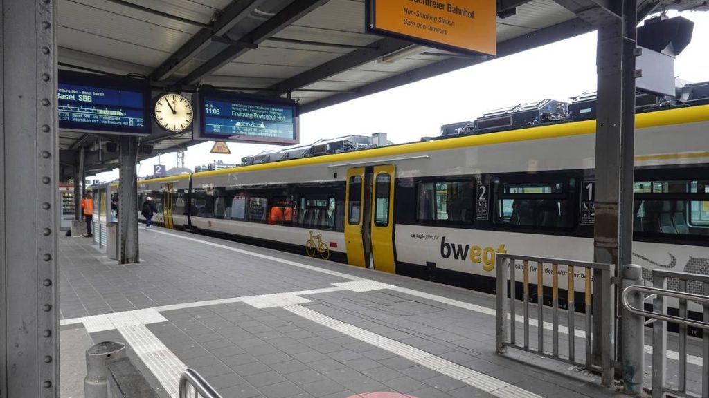 0 Train at Offenburg station