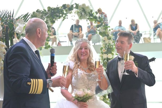 0 Cruise addict met and married husband on ship with pair now LIVING in 28sq metre cruise suite spen