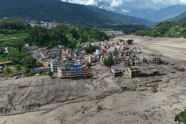 0 Flash flood causes widespread destruction in northern Nepal Trishuli Bazar 26 Aug 2026