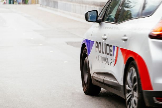 0 French national police car detail