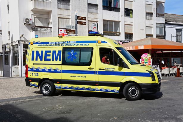 0 Portuguese ambulance Albufeira Portugal
