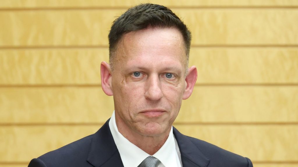 1 Palantir Technologies Chairman Peter Thiel Visits Prime Minister Sanae Takaichi