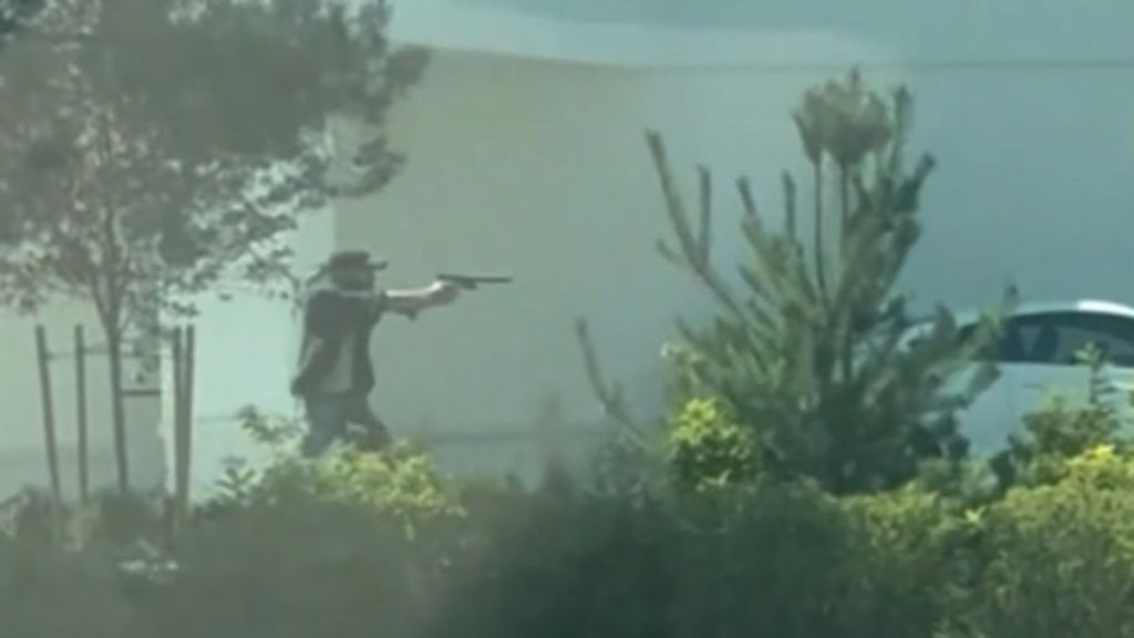 3 Wild video shows brave armed citizen firing at IN N OUT gunman during kill frenzy