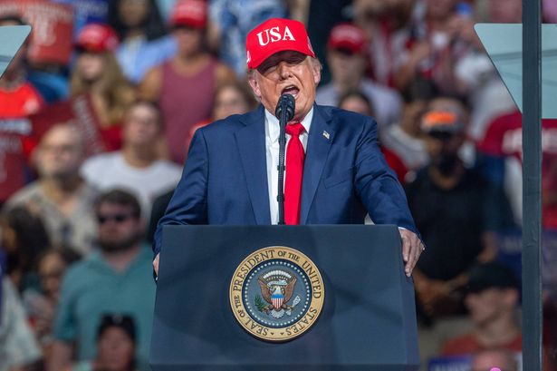 0 President Trump Campaigns With Republican Senate Candidate Whatley In North Carolina