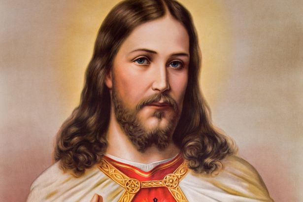 0 Sebechleby Typical catholic image of Jesus Christ heart