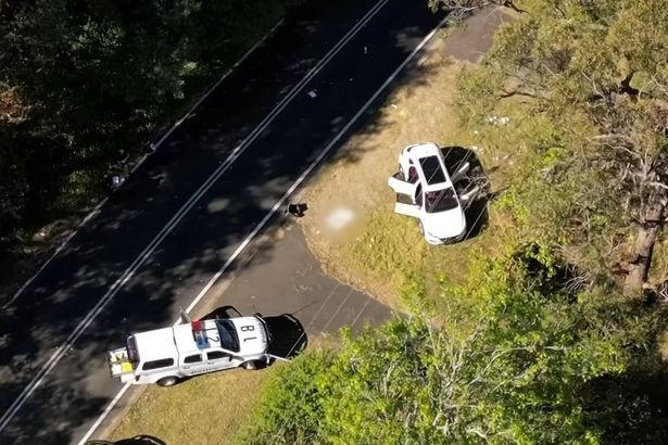 0 The children were all found with stab wounds in the vehicle
