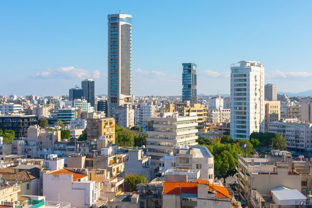 1 Nicosia cityscape with a mix of modern skyscrapers