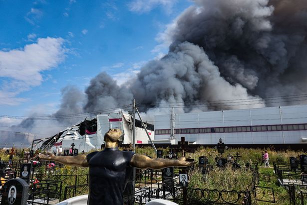 1 Ukrainian drone strike hits Wildberries logistics hub in Moscow region Koledino Russian Federation