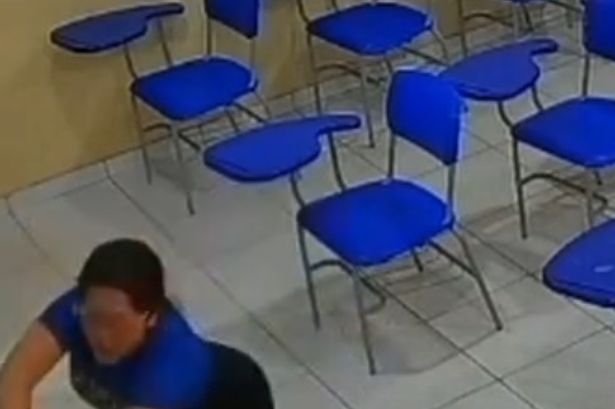 6 Teen stabs teacher as she desperately fights for her life in scary caught on video attack