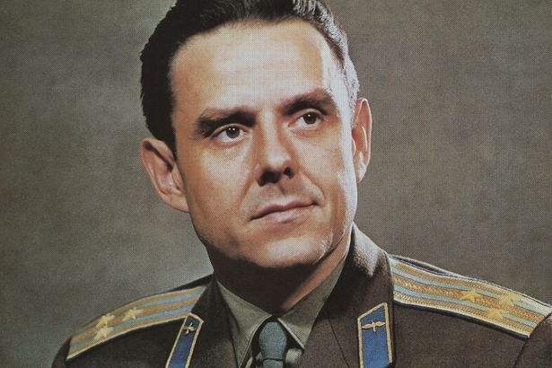 0 Vladimir Mikhaylovich Komarov 16031927 24041967 Soviet cosmonaut USSR portrait date unkno