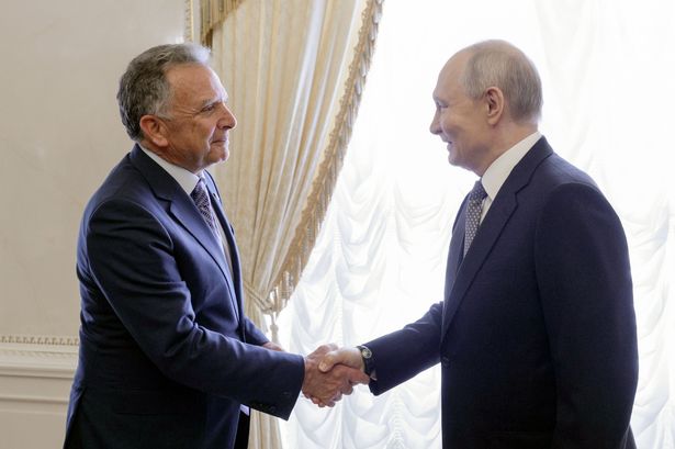 3 Russian President Vladimir Putin meets US Special Envoy Steve Witkoff in St Petersburg St Petersbu